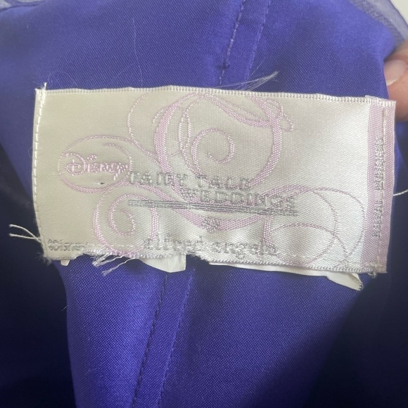 Disney Fairytale Weddings Purple Tulle Embroidered Dress Princess Fairycore - Picture 13 of 14